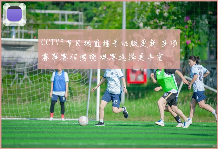 CCTV5节目线直播手机版更新 多项赛事赛程揭晓 观赛选择更丰富